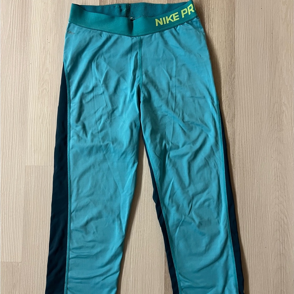 Nike Pro Teal Leggings